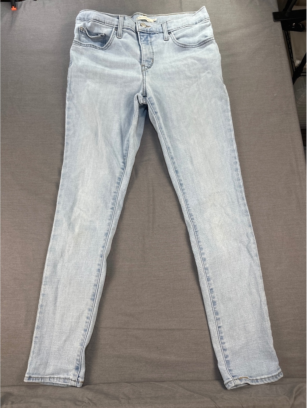 Levi's Women Jeans 311 Shaping Skinny Size 30 Light Blue Denim